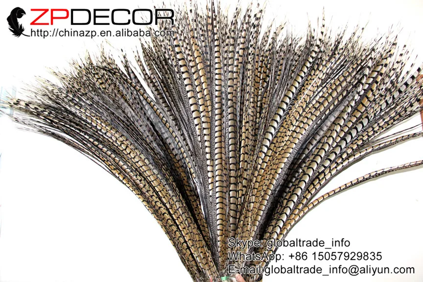ZPDECOR 36 40 дюймов (90 100 см) 50 шт./лот ручная работа хорошее качество натуральный
