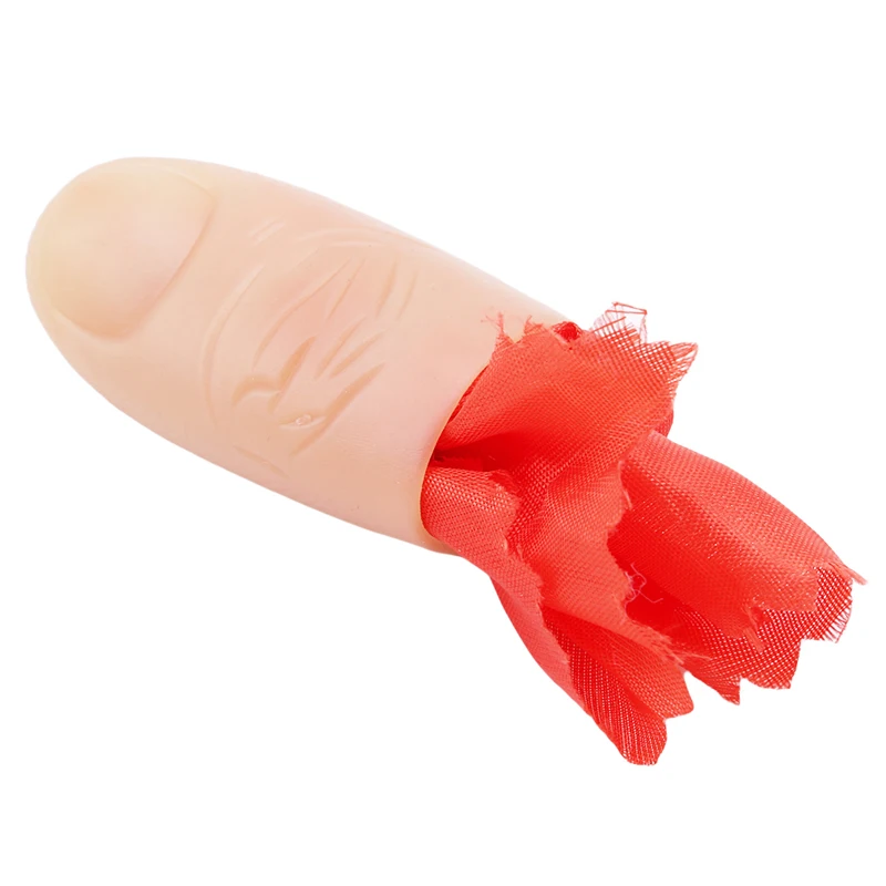 Finger Fake Magic Fake Thumb Tip Trick Close Up Vanish Appearing Finger Tricks Props Toys Funny Halloween Favor 3