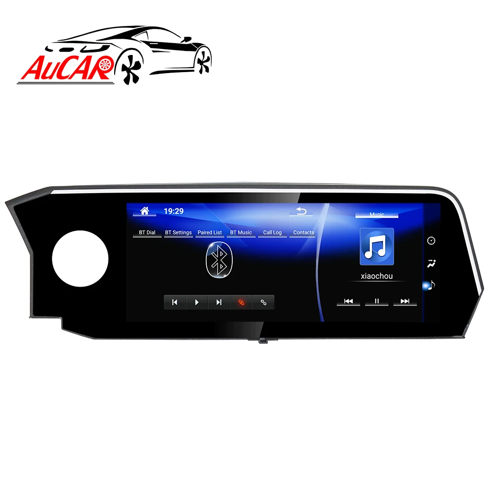 AuCAR Android 12,3 автомобильный Радио для Lexus ES 200 250 300 350 gps dvd-плеер мультимедиа сенсорного экрана стерео аудио ips BT