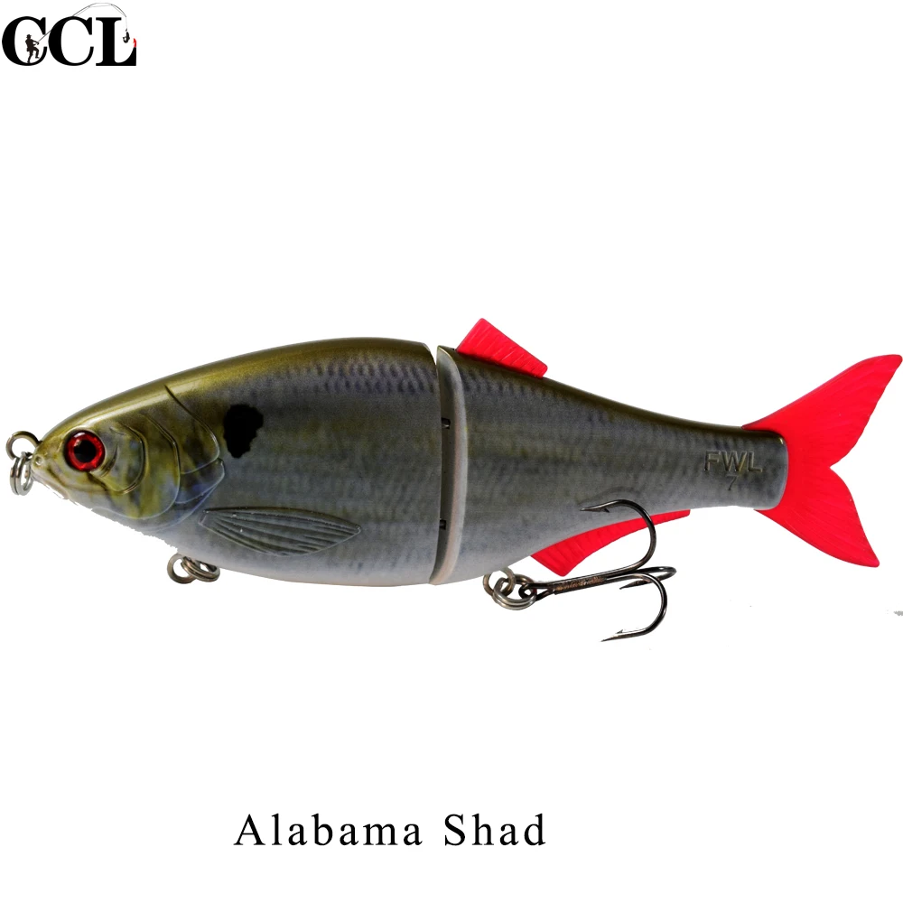 Большой размер Алабама Shad Glide Swimbait рыболовная приманка 8 7 дюйма 140 г тонущие