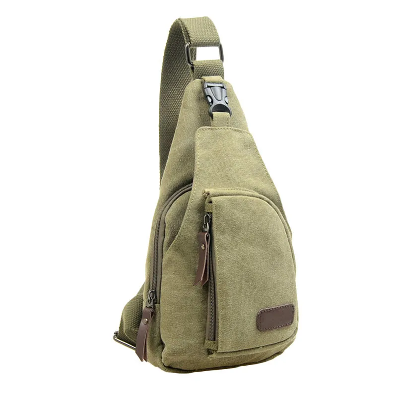 

Crossbody shoulder bag Outdoor Sports Canvas Unbalance Crossbody Shoulder Chest Bag Canta mochilas