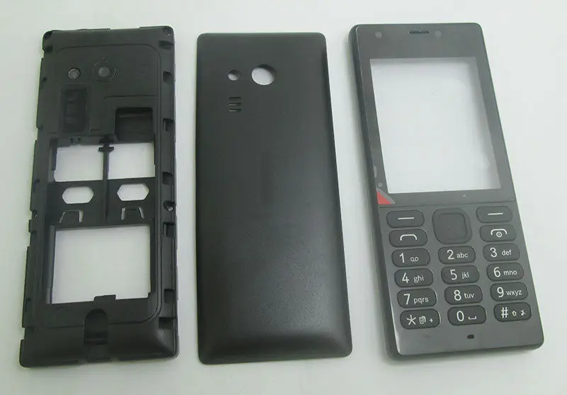 Полный Корпус Крышка батарейного отсека Клавиатуры для Nokia 216 216DS RM 1187|Корпусы и