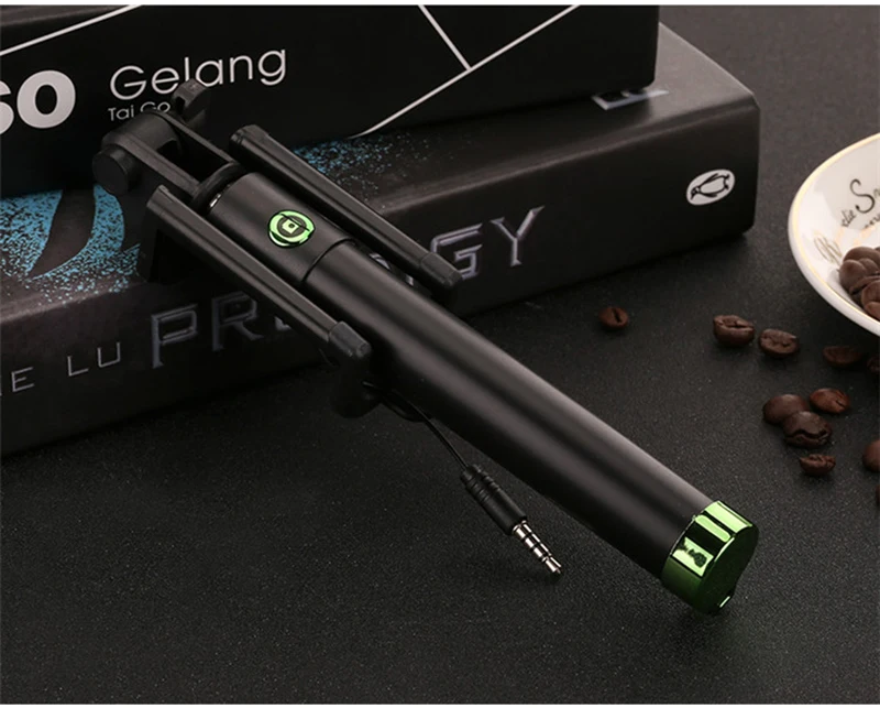 ManiFun Battery Free Selfie Stick Wired Extendable Monopod Cable Control Self-portrait for Android iPhone Samsung Xiaomi (16)