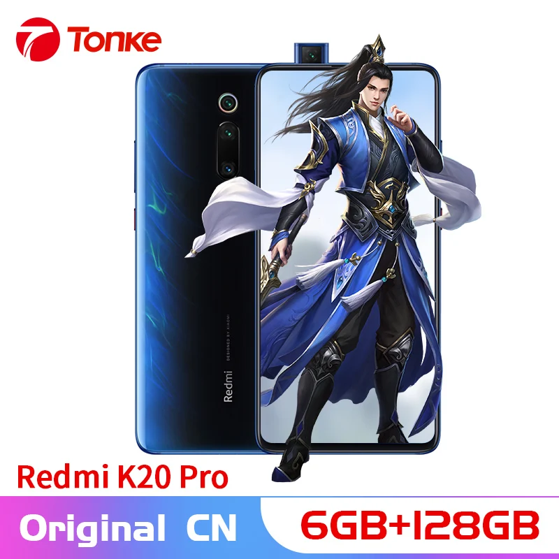 CN rom, Xiaomi Redmi K20 Pro, 6 ГБ ОЗУ, 128 Гб ПЗУ, Восьмиядерный процессор Snapdragon 855, 6,39 дюйма, FHD, полный экран, 48 МП, тройная камера