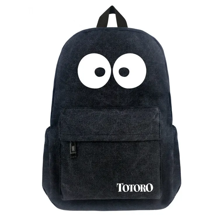 Дизайн Мультяшные рюкзаки аниме Мой сосед Тоторо Косплей сумка на плечо рюкзак для ноутбука школьные сумки Mochila для подростков - Цвет: B