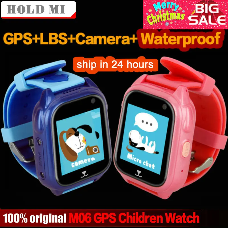 

M06 Smart GPS Child Watch Waterproof IP67 Phone Positioning GPS Tracker 1.44 inch Color Touch Screen SOS Q750 Smart Baby Watch
