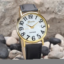 2017 Women Retro Digital Dial Leather Band Quartz Analog Wrist Watch Watches Ladies Watch Women Perfect Gift Relogio Feminino