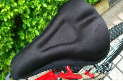 

Free Shipping New Silicone Thick Soft Gel Bike Bicycle Saddle Seat Cover Cushion Pad Silica MBI-02