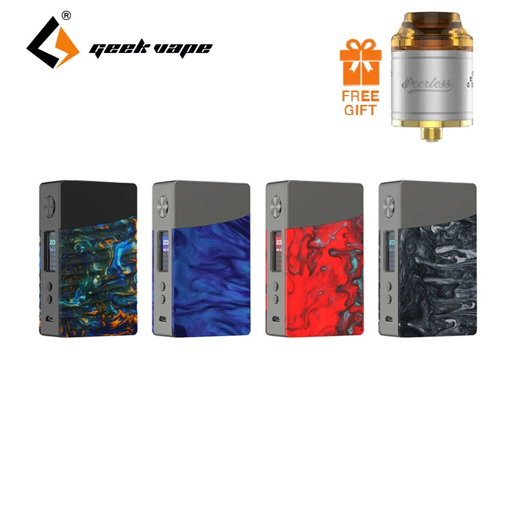 Бесплатный подарок танк! Оригинальный GeekVape NOVA 200 Вт TC поле MOD w/Расширенный как чип E-сигареты Vape Mod без Батарея VS перетащите Mod/сайлонов Mod