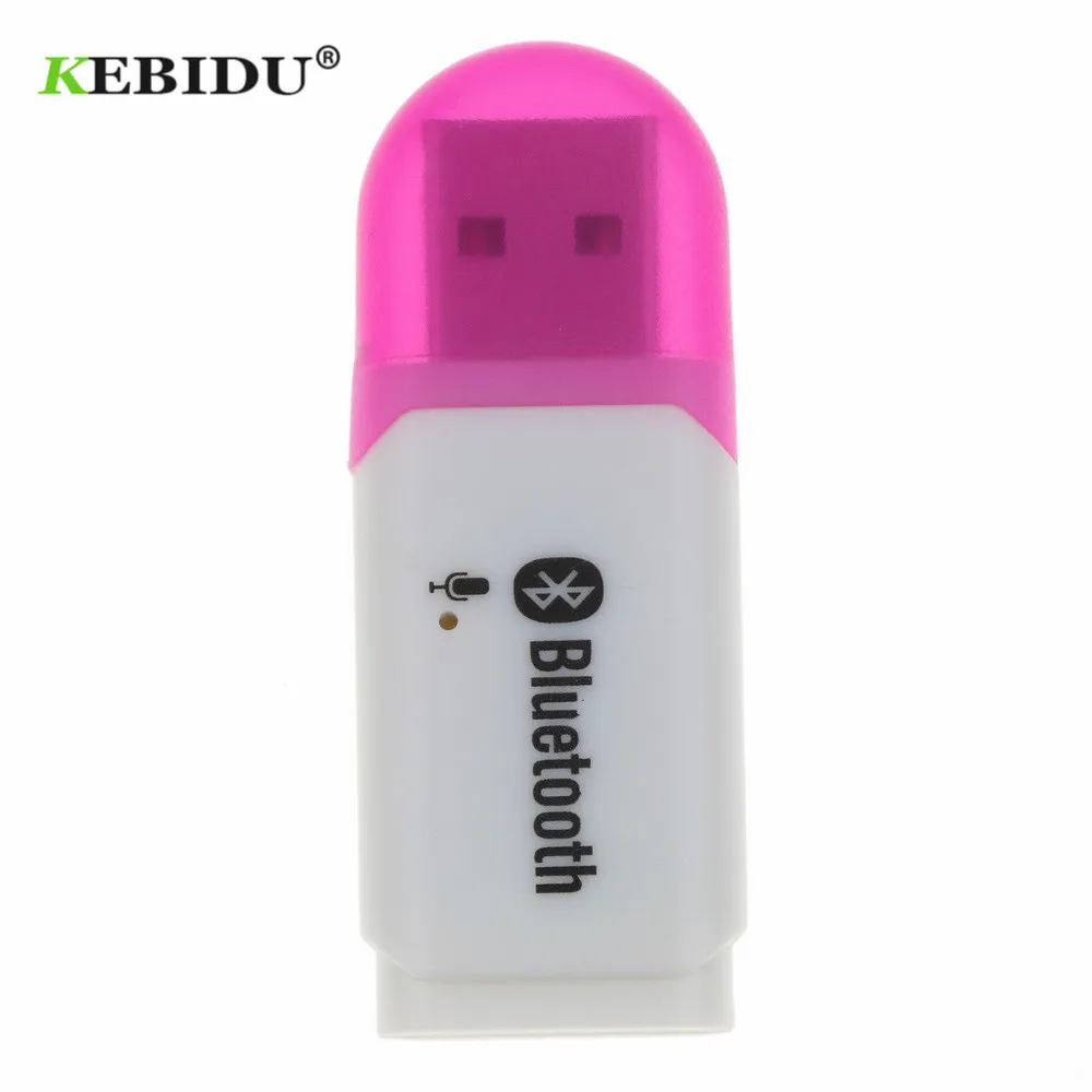 Kebidu беспроводной USB Bluetooth V5.0 аудио музыкальный приемник адаптер стерео-гарнитура Aux адаптер автомобильный комплект для iPhone Android автомобиля