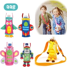 AAG крышка бутылки для воды детская чашка бутылка плюшевый чехол милый мультфильм животных детские бутылки для хранения сумка держатель чашки наборы