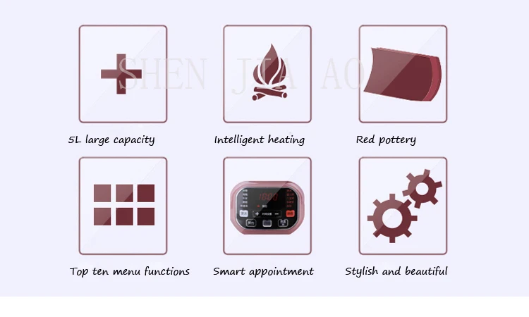 5л умная электрическая Мультиварка рисоварка электрическая плита тушеная суп каша Здоровье мини таймер контроль детского питания Пароварка 1 шт