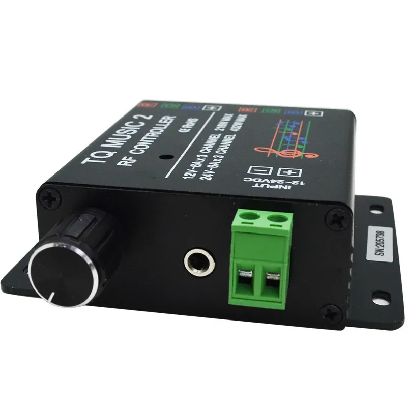 DC12V 24 V 18A 3 канала TQ Музыка 2 RGB светодиодный пульт дистанционного управления Музыка Аудио Управление для SMD 3528 5050 5630 светодиодный полосы света