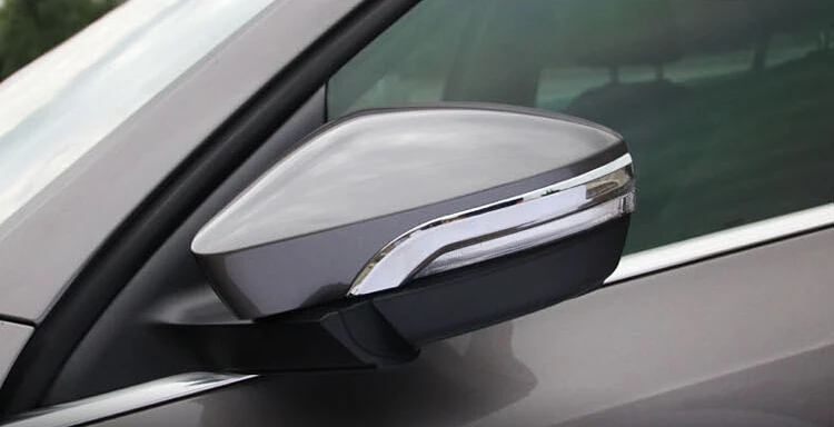 Автомобильная крышка зеркала заднего вида, авто зеркало заднего вида для Skoda Octavia, ABS хром, 2 шт./лот, автомобильный Стайлинг