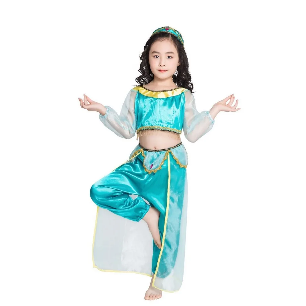 Детский набор костюма для танца живота Восточный танец Детские платья Индийский танец живота одежда танец живота дети индийский