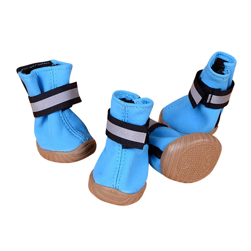 4 шт./компл. WaterproofWinter Pet обувь маленькая собака ботинки для девочек хлопковые нескользящие XS XL для чихуахуа товары для домашних животных
