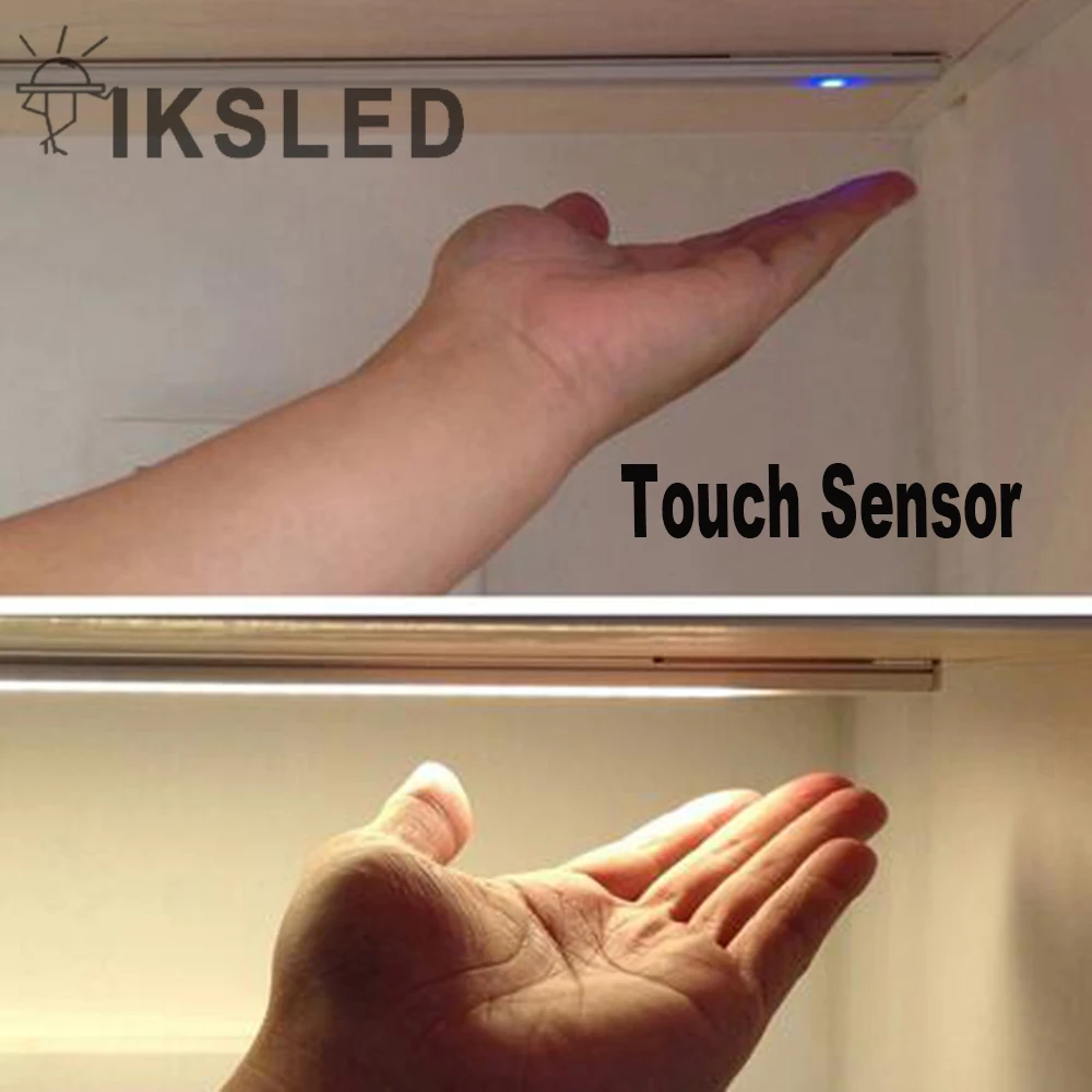 Luzes Led Bar smd 8520 da liga de Dimmable Touch Switch : Can Control on And Off