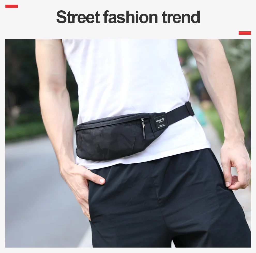 Hk Fanny Pack черная водонепроницаемая сумка на пояс для денег мужской кошелек подростковый дорожный кошелек на пояс Мужские поясные сумки чехол для сигарет для телефона