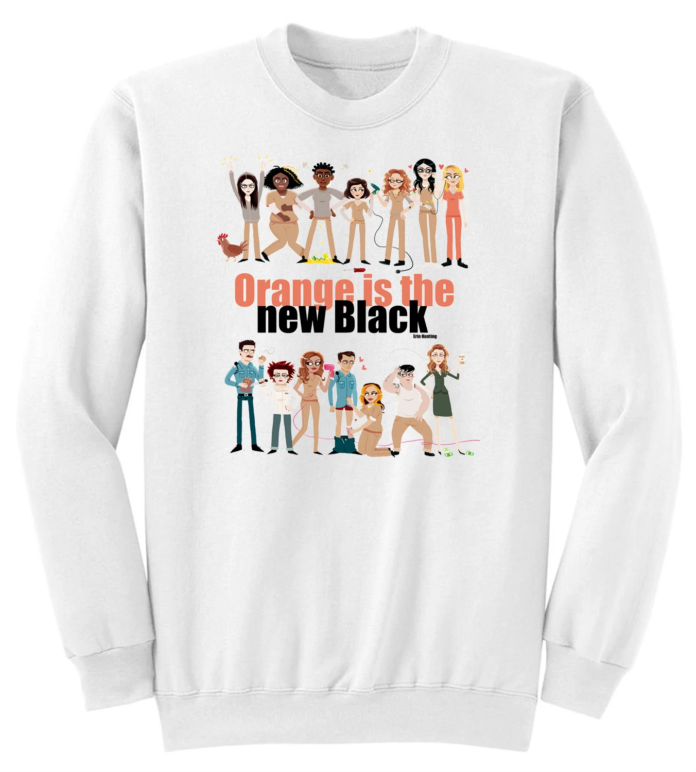 Orange is the new black Men and women Crewneck Sweatshirt cmt