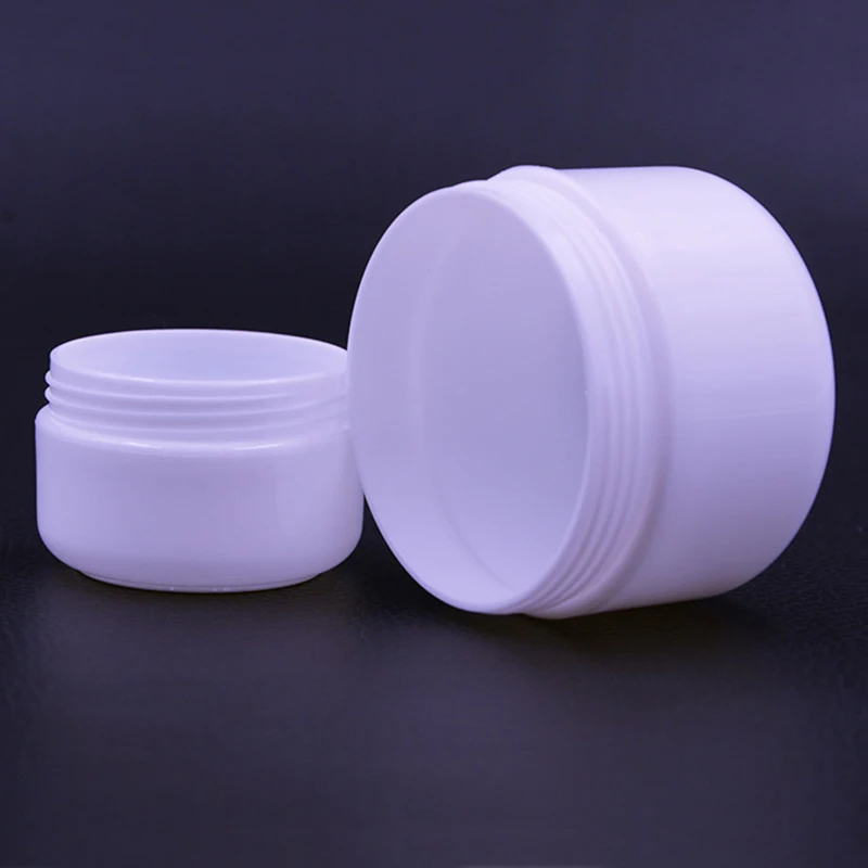 

Refillable Bottles Travel Face Cream Lotion Cosmetic Container Plastic Empty Makeup Jar Pot 20/50/100/250