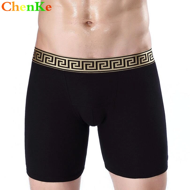 

ChenKe Popular Gold Edge Men Shorts Men's Underwear Pants Male Convex Extended Wear Cotton Pants Leg Fashion Cuecas Boxers