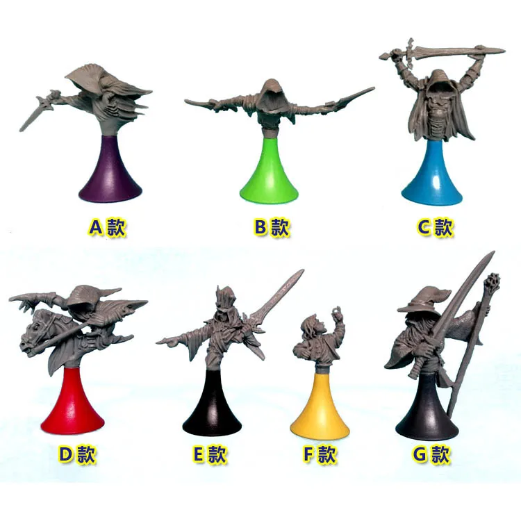 

The New Die-cast Resin Fantasy Board Game Features A Model Of A Magical Character With A Conical Base