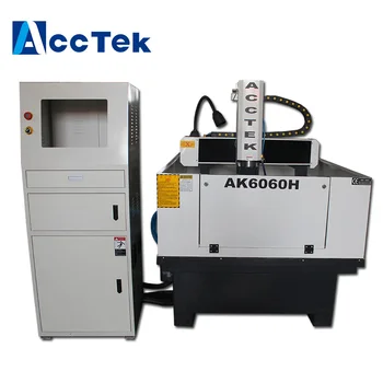 Günstige 2019 Heißer Verkauf Jinan AccTek 3d Mould Cnc Router Mini Fräsen Metall Cnc Maschine 4040 6060 Metall Schneiden Maschine