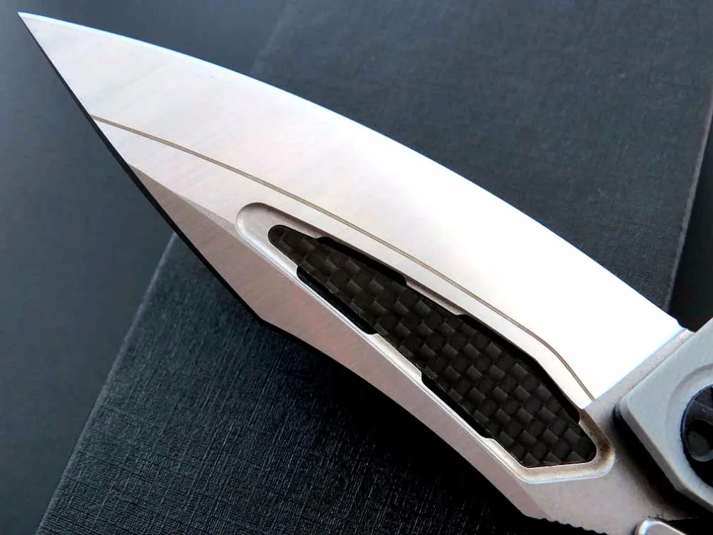 Eafengrow ZT 0999 складной Ножи ZT0999 D2 сталь + углеродного волокна ЧПУ лезвие карманный нож Отдых Охота Открытый EDC инструмент ножей