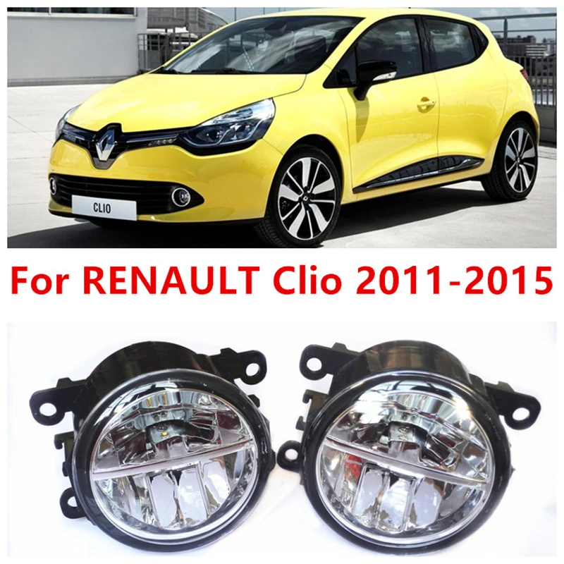 

For RENAULT Clio 2011-2015 10W Fog Light LED DRL Daytime Running Lights Car Styling lamps