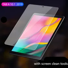 Защитная пленка для экрана из закаленного стекла для samsung Galaxy Tab A 10,1 T510 T515 SM-T510 планшета+ инструменты для очистки экрана