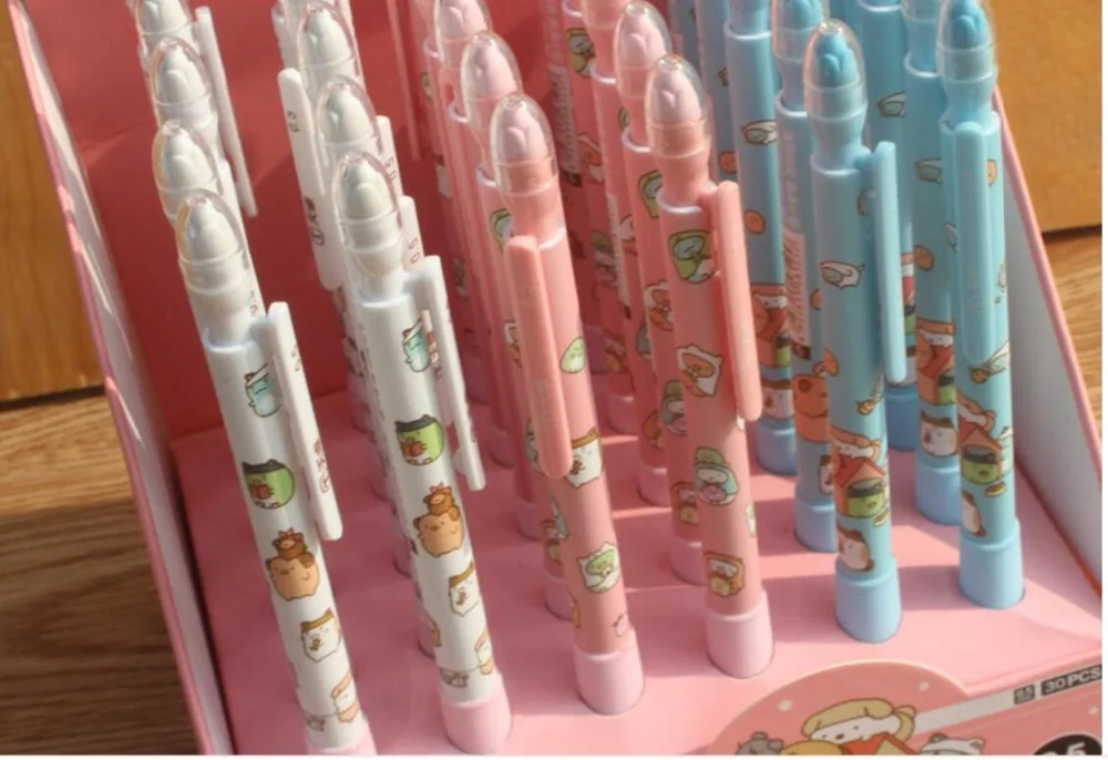Милые детские механические карандаши Корея kawaii пластиковые автоматические