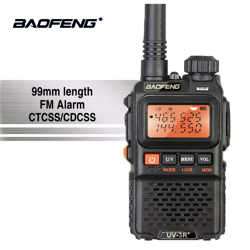 comprar Baofeng UV 3R + de Alta Qualidade Mini Walkie Talkie VHF UHF Rádio Em Dois Sentidos Handheld Scanner Hf Transceptor de Rádio Amador Estação écouteur