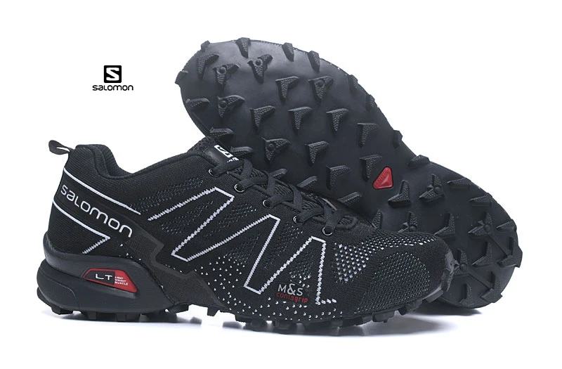 

2019 Cheap Salomon Speed Cross 3.5 CS Fly line Black Running Shoes Comfortable Male Walking Sport Sneakers eur 40-45 Hot Sale