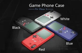

2018 Game Phone Case for iPhone 6 6s 7 7plus 8plus X Play Novel Game Console Soft TPU+ Hard pc Cover Phone Case 6s 6Plus Gift