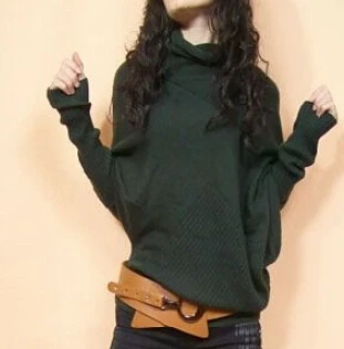 Новинка года высокого качества Женская Мода плеча ассимитричные свитера коллапс Свободный пуловер Свитера