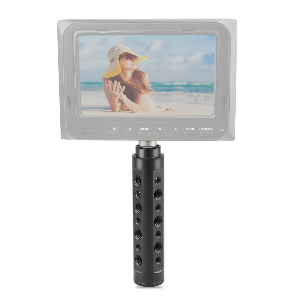 CAMVATE алюминиевый сплав ручной Ручка 1/" для DSLR видео светильник для камеры студийное оборудование комплект C0967