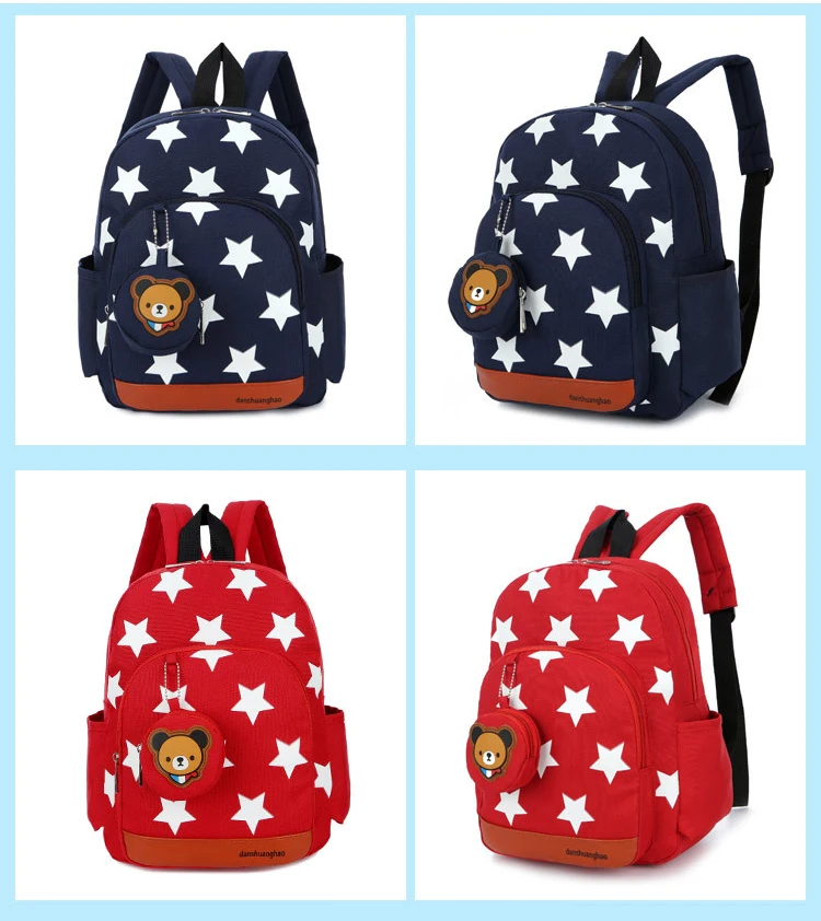 Милые детские школьные сумки с принтом старта Детские нейлоновые рюкзаки для детского сада школьные рюкзаки Bolsa детские школьные рюкзаки