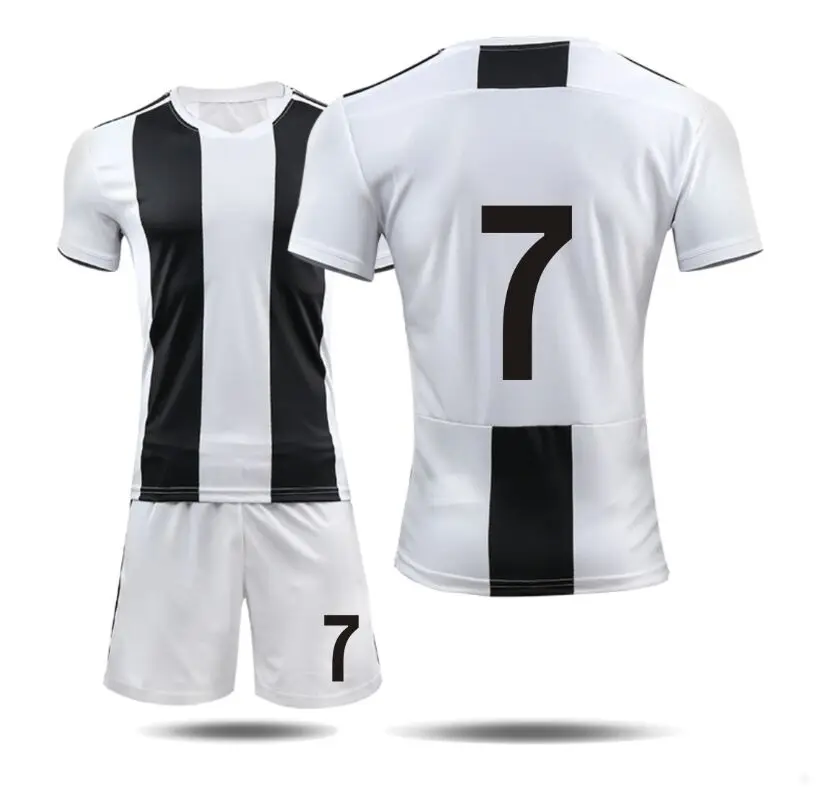 Camiseta فوتبول 18/19 ، أزياء رسمية لكرة القدم (لا شارة لا شعار) ، مخصص الشباب لكرة القدم جيرسي + السراويل ، تدريب كرة القدم مجموعات 7 #9 #10