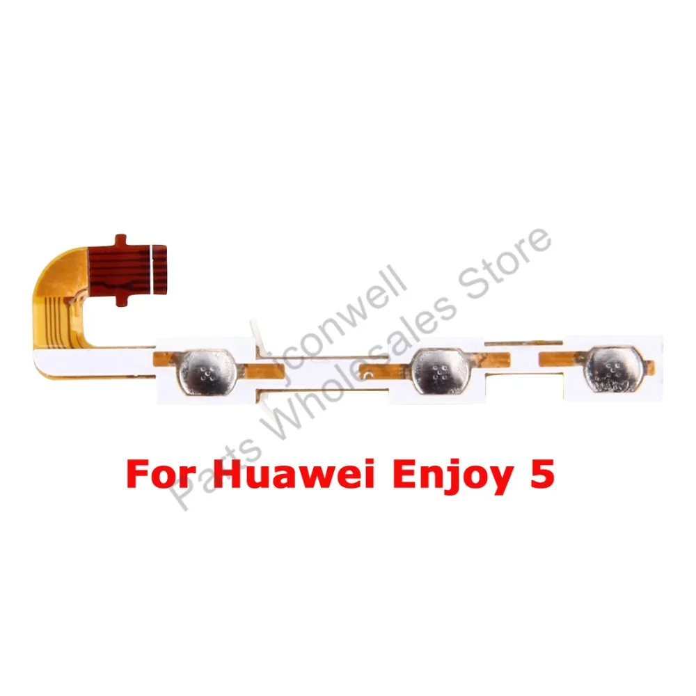 For Huawei Enjoy 5 Power On Off Button Flex Cable Mute Volume Switch