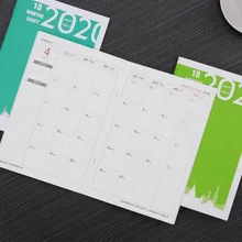 Записная книжка, планировщик, ежедневник, блокнот А5, записная книжка для девочек, школьные канцелярские принадлежности, Ежемесячный план, Monyhly, товары для управления