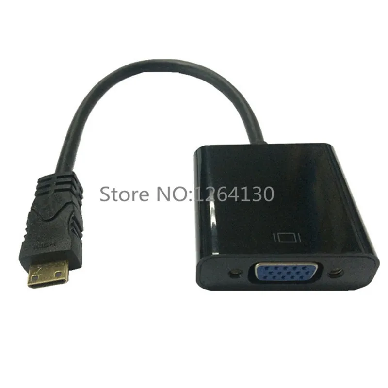 

1080P Mini HDMI To VGA Adapter Male To Female Video HDTV Converter Adapter For Monitors/LCD TV/Projectors