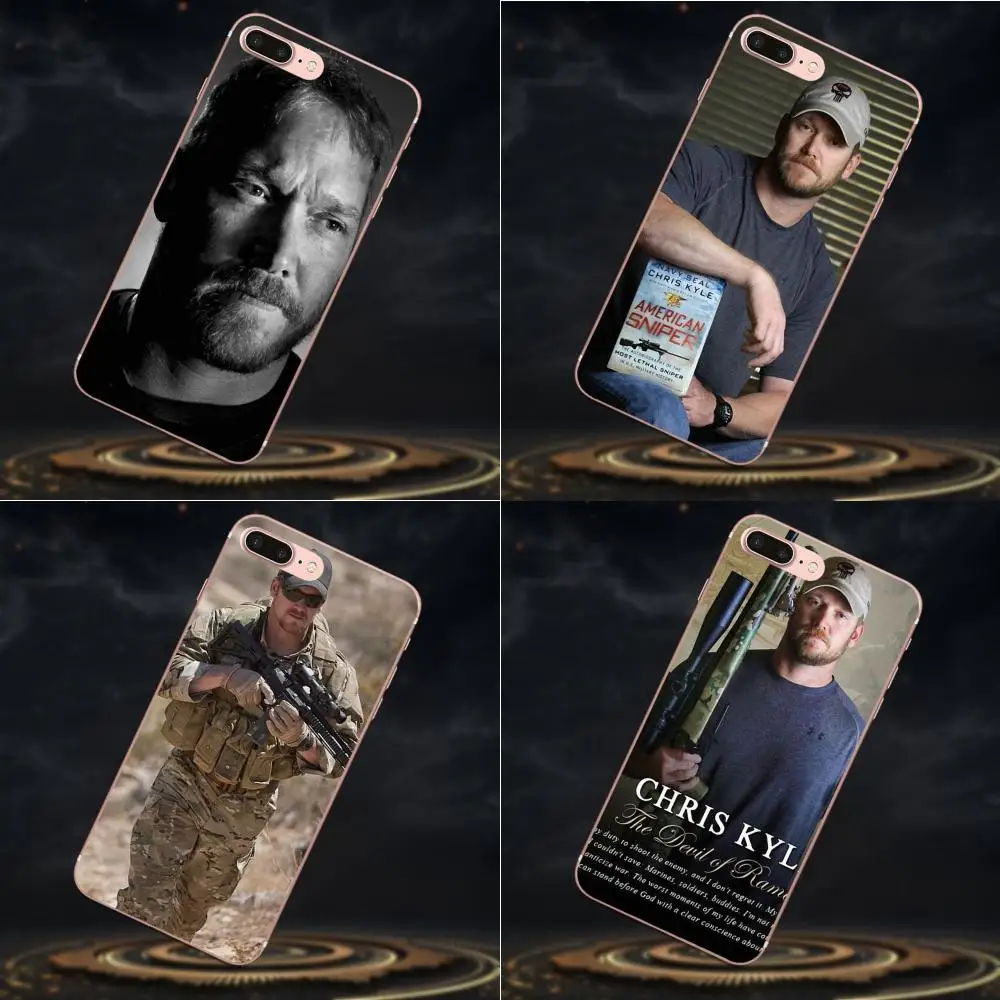 American Sniper Chris Kyle For Xiaomi Redmi Note 2 3 3S 4 4A 4X 5 5A 6 6A Pro Plus Soft TPU Print Case | Мобильные телефоны и