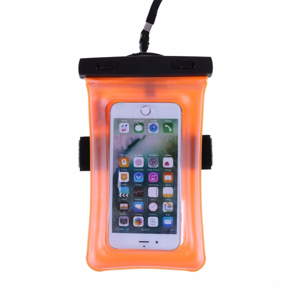 Waterproof Pouch With Flashing Alarm LED For Water Proof Diving Bag