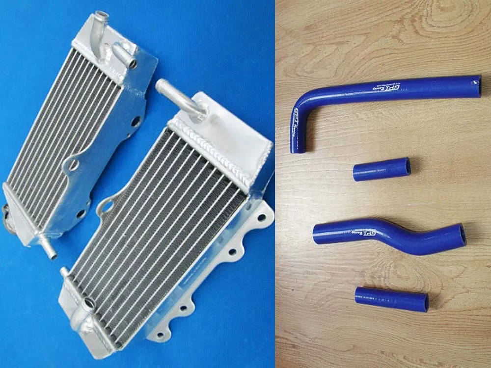Обувь по заводским ценам алюминиевый радиатор + шланг для Yamaha 2000 2005 YZ250F WR250F YZF 250 WR F