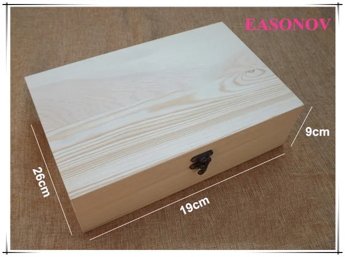 

Large Clamshell Vintage Wooden Storage Box Rescue tool box Craft Jewelry Natural Wood Packing box Clothes Book Organizer box