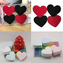 4 шт. новая красота косметическая губка для лица Pro в форме сердца красота гладкая Губка макияж основа порошок мягкий спонж