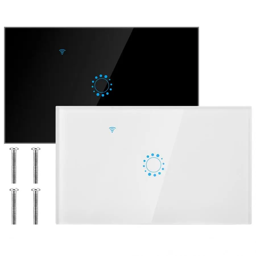 

1 Gang Smart WIFI Wireless Touch Switch Panel US Standard Switch Remote APP Control homekit