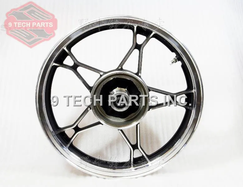 QUALITY GN250 FRONT ALUMINUM WHEEL RIM COMPLETE wheel size is 1.80*18