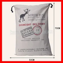 100 шт./лот) Размеры: 50x70 см с принтом "Кошмар перед Рождественский мешок