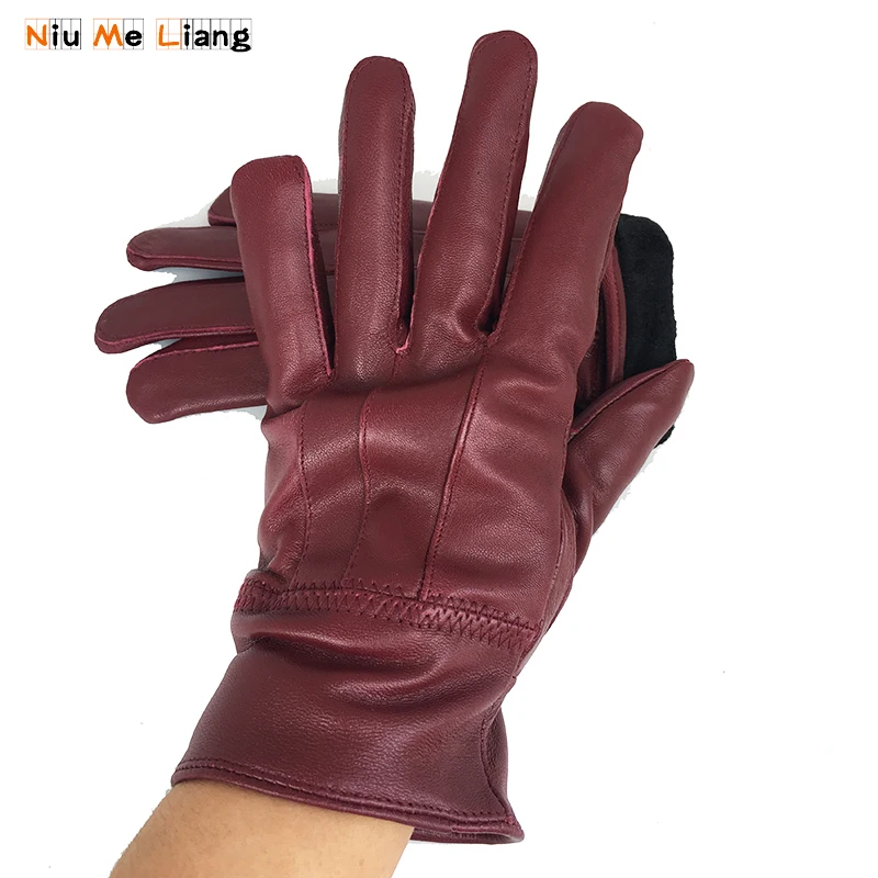 Real Leather gloves discount 2018 Gift 100% genuine leather gloves female sheepskin gloves women's thin thermal fashion G18 Real Leather gloves discount 2018 Gift 100% genuine leather gloves female sheepskin gloves women's thin thermal fashion G18